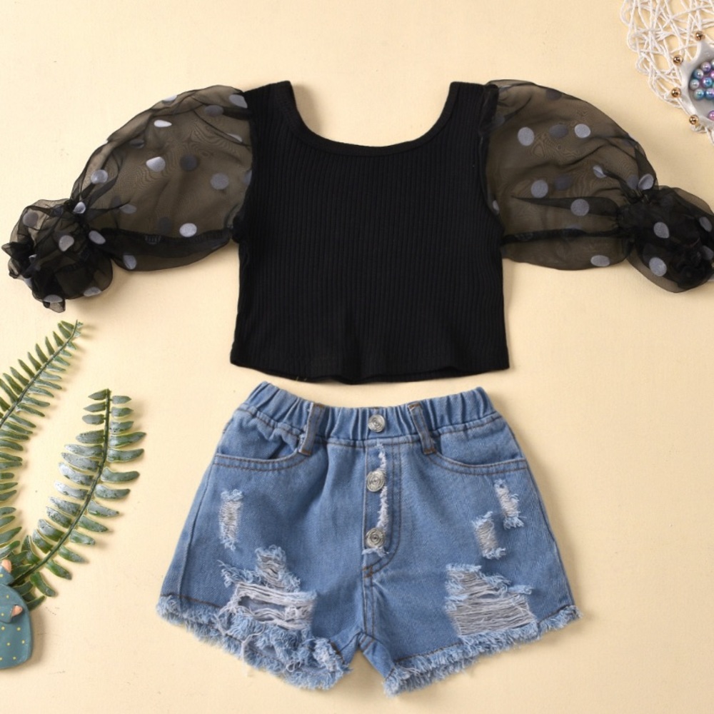 “Sheer and Denim”